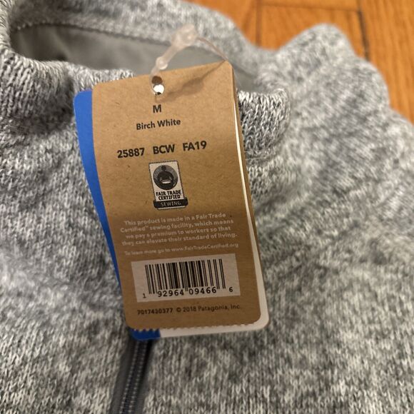 Patagonia Better Sweater Fleece Vest Womens Medium Full Zip Gray Branded See Pic - Picture 4 of 6